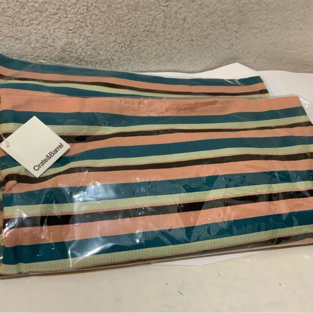 New Crate&Barrel 16”x36” Pillow Cover